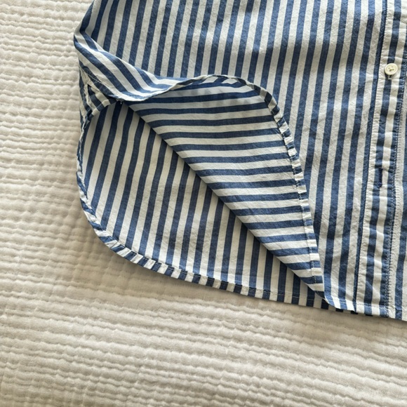Old Navy Striped Botton Down Shirt, L - Picture 6 of 6